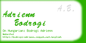 adrienn bodrogi business card